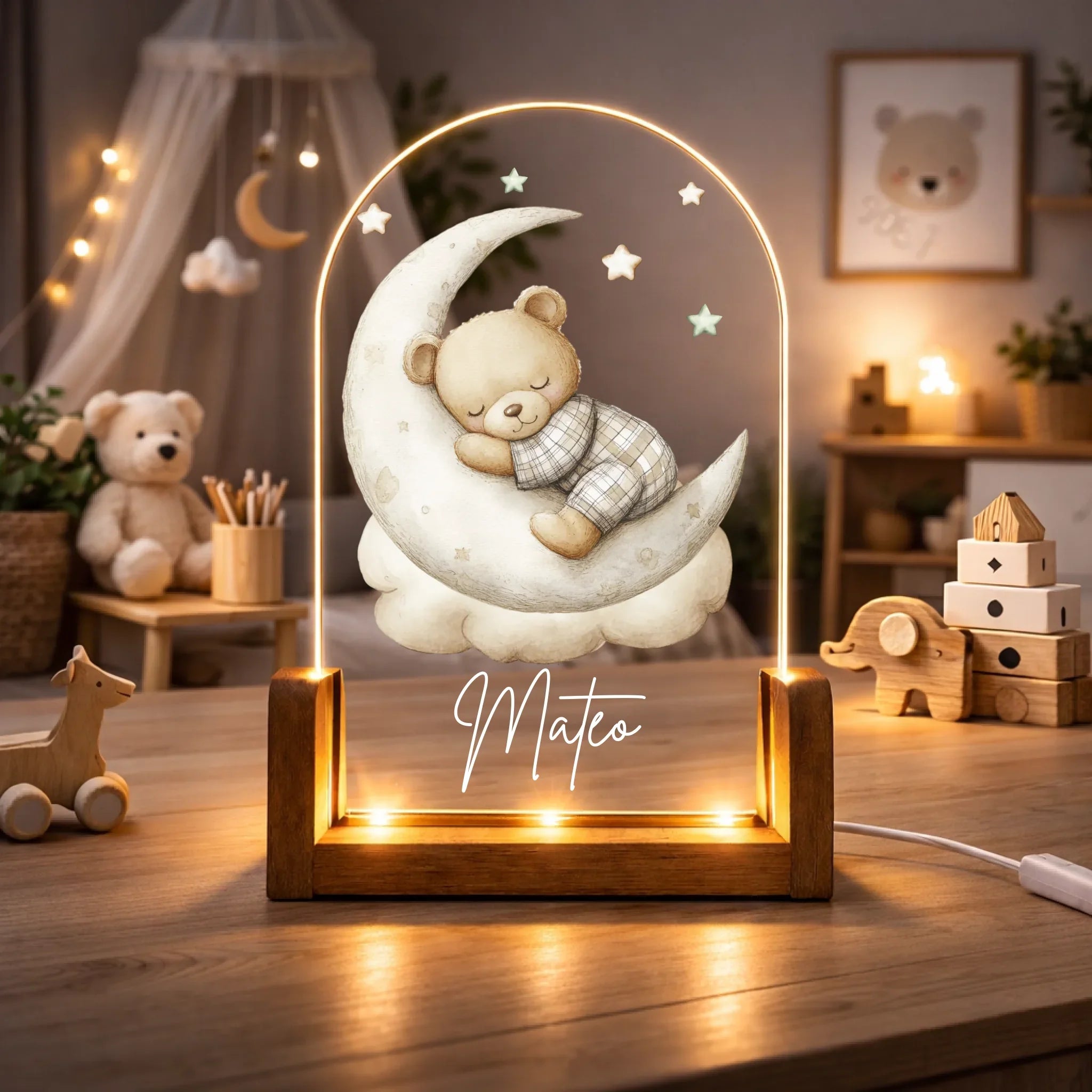 Personalisierte Kinderlichter- Kinderzimmer